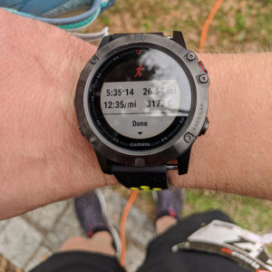Marathon timing display