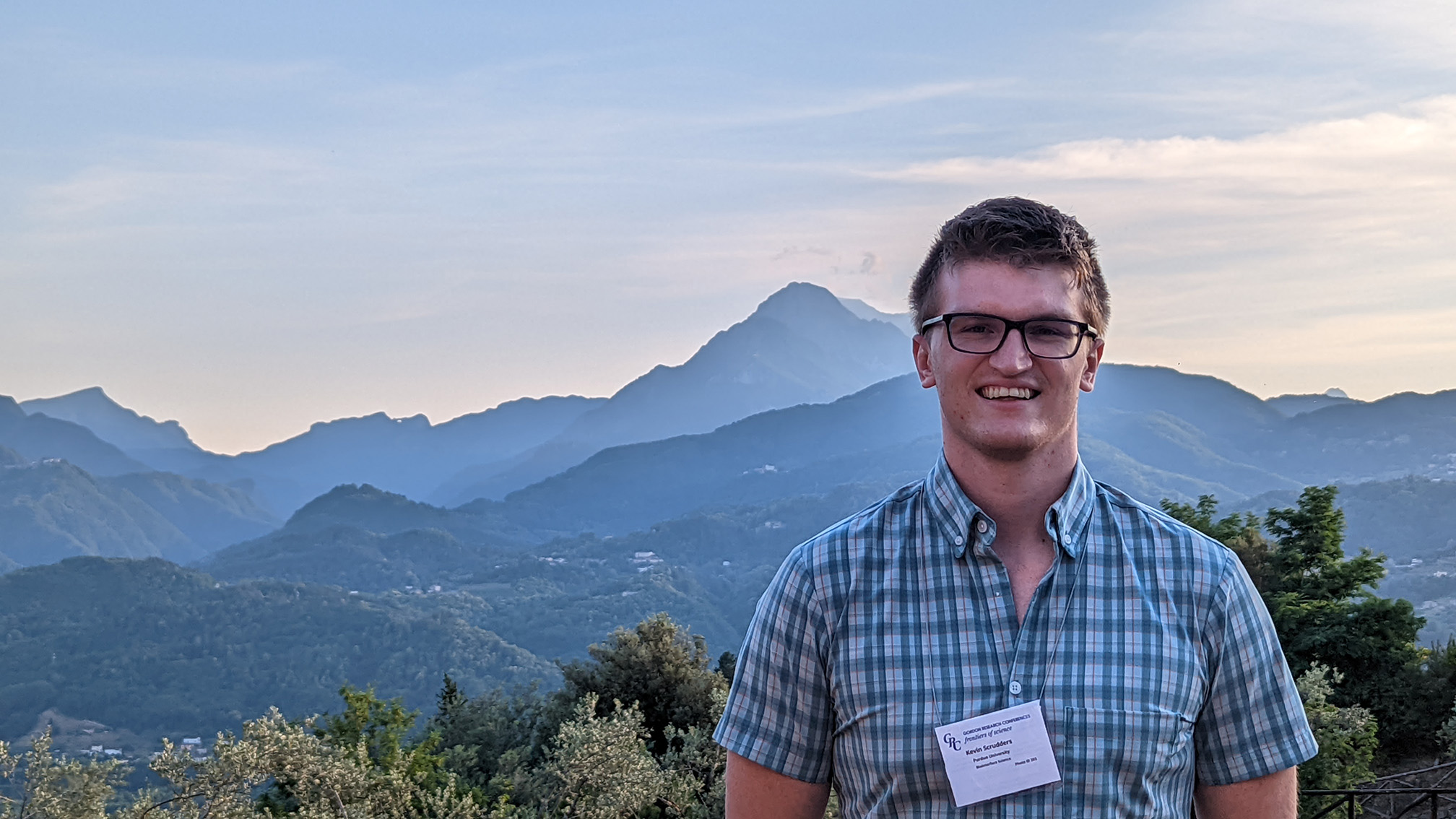 Kevin Scrudders at the Gordon Research Conference on Biointerface Science