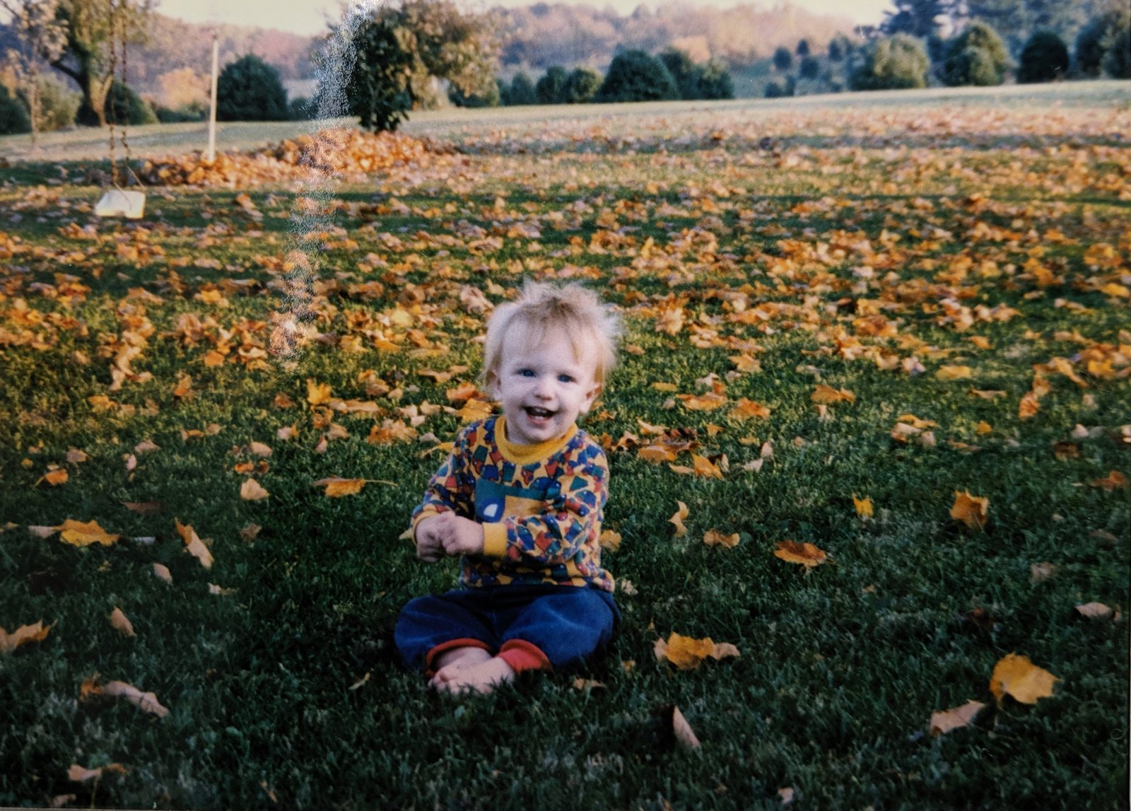 Kevin Scrudders as a small child