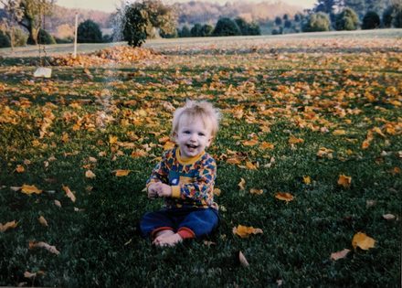 Kevin Scrudders as a small child