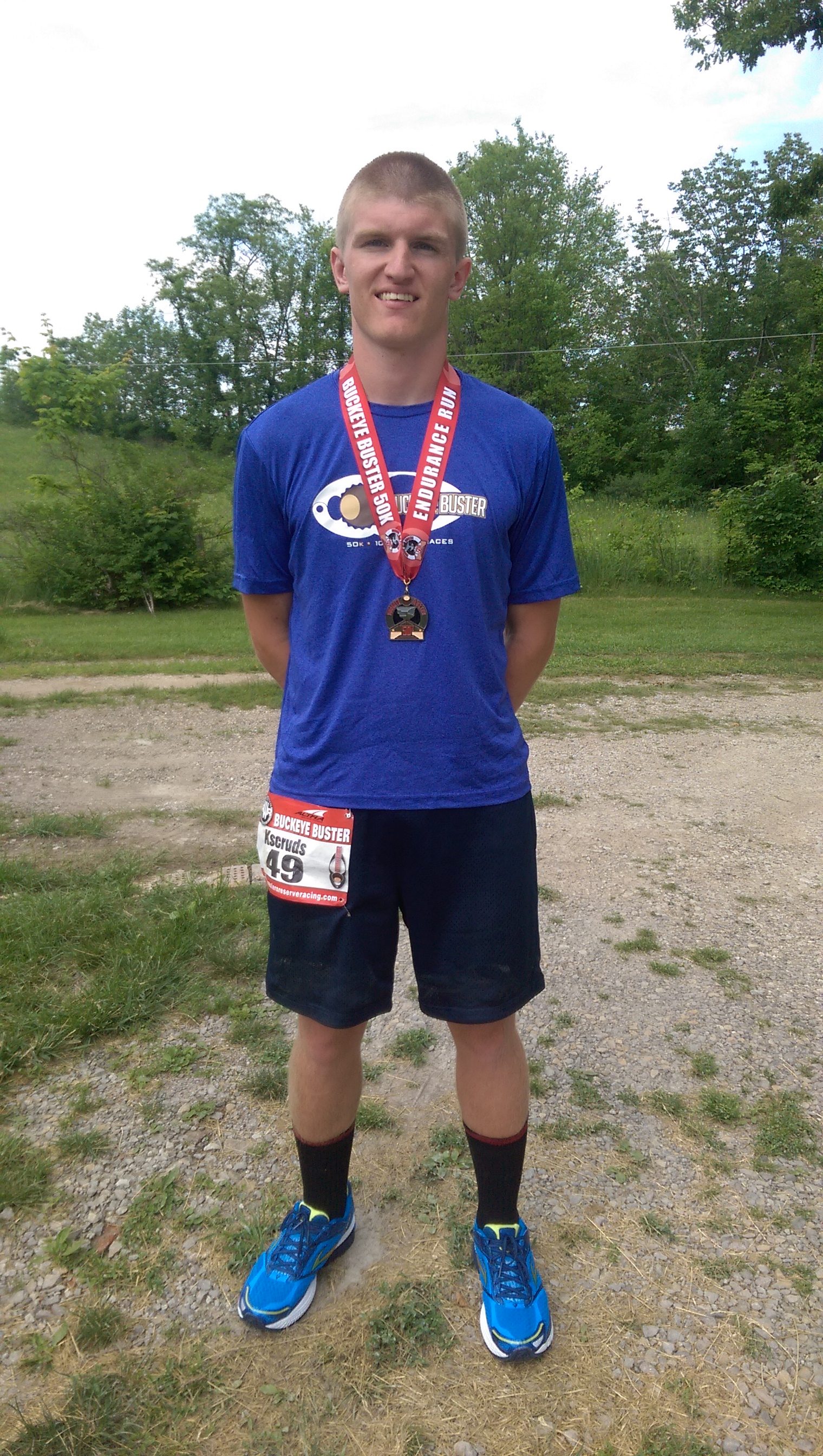 Kevin Scrudders at the Buckeye Buster 50k