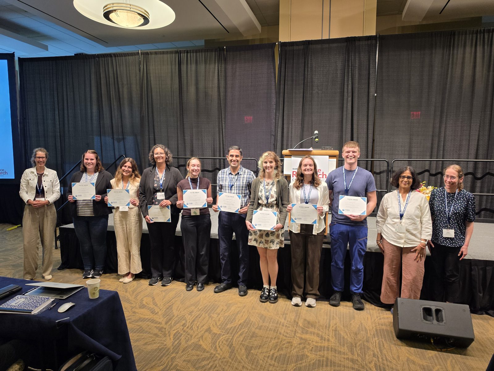 The top poster award winners at FASEB 2026